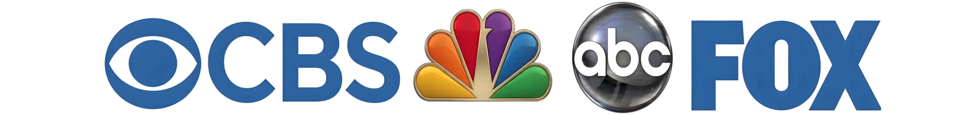 CBS, NBC, ABC, and FOX