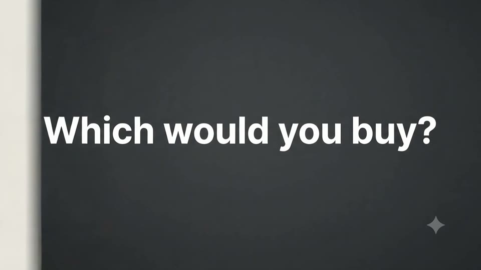 Frame from Product imagery comparison video