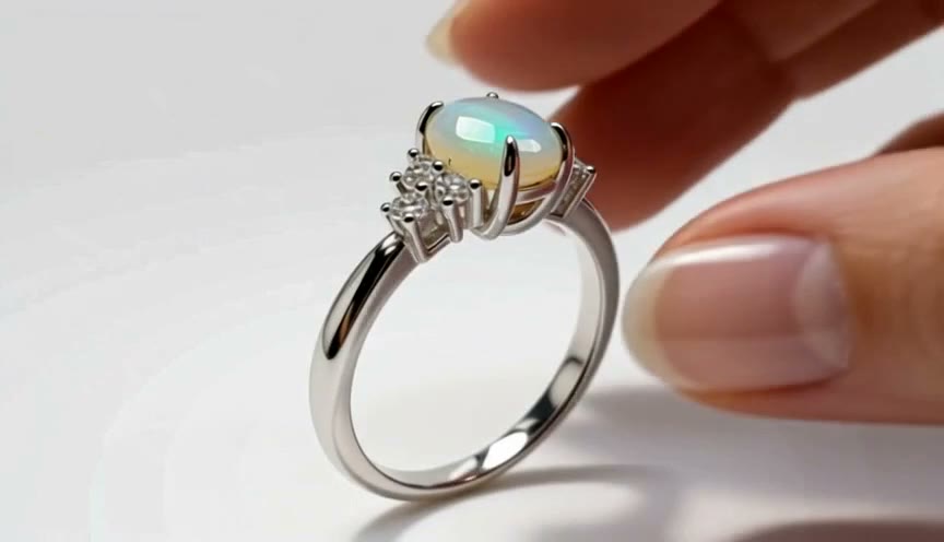 Frame from Signature ring hands-on detail film